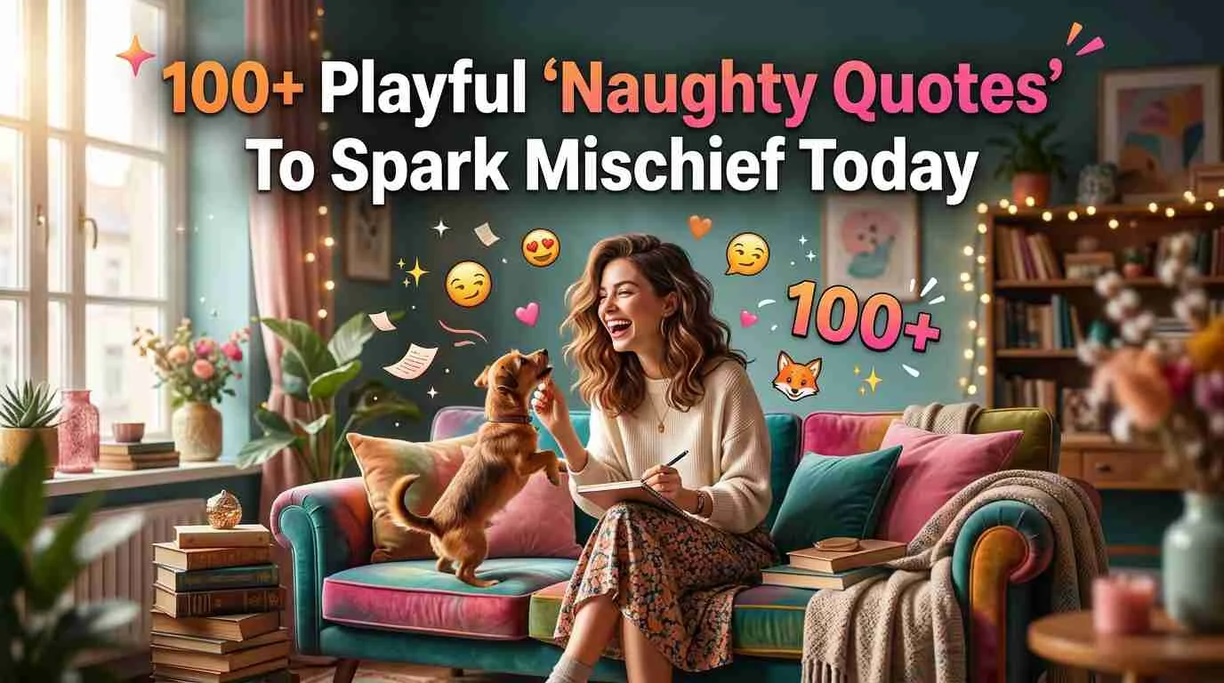 "Naughty Quotes" To Spark Mischief Today
