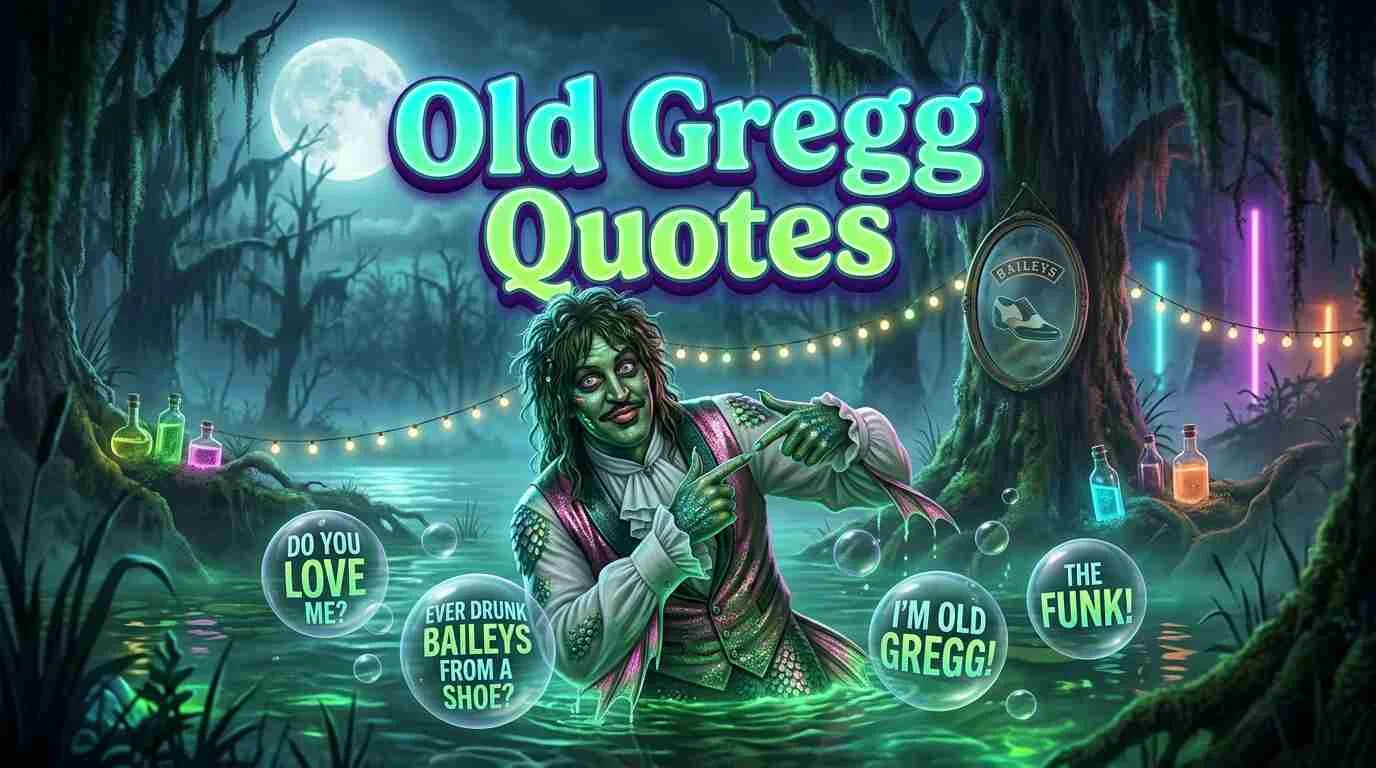 Amazing "Old Gregg Quotes" For Fans Today