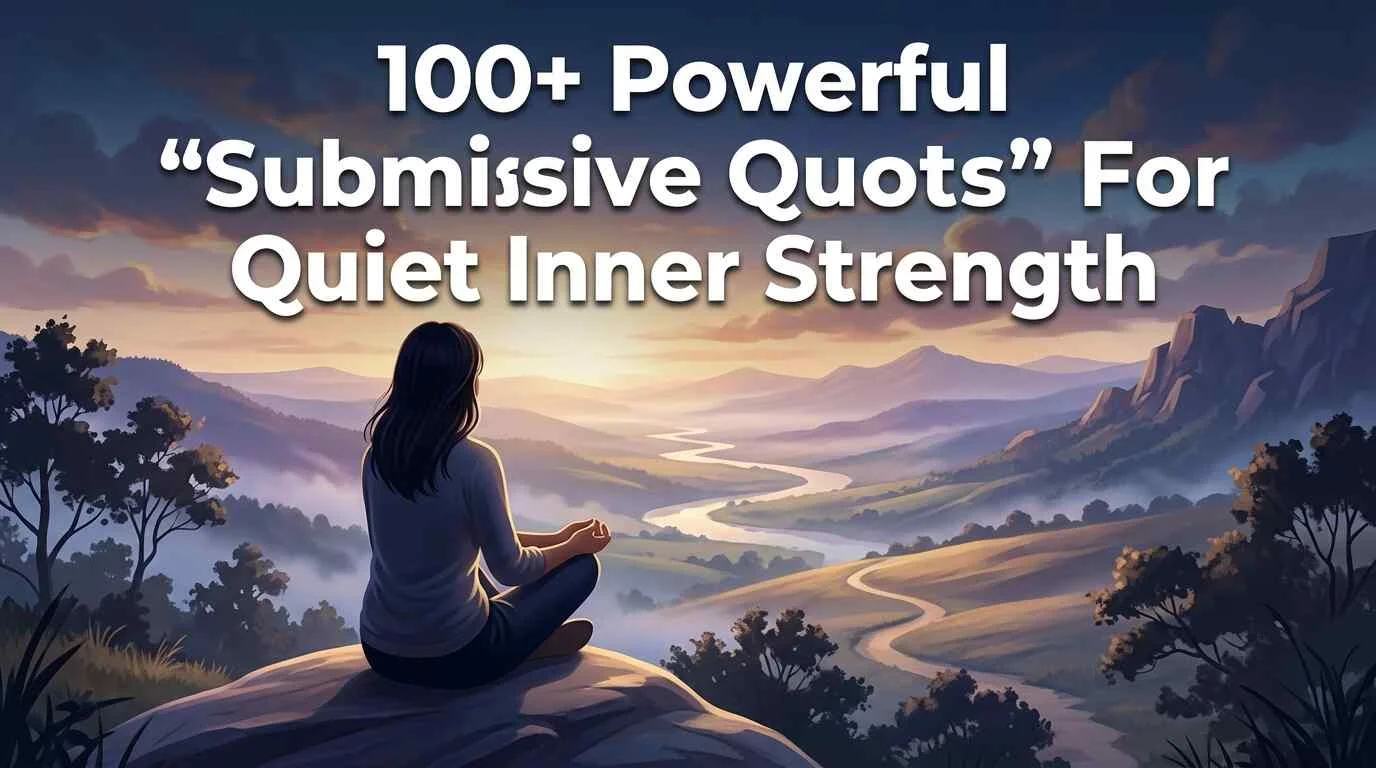 Powerful "Submissive Quotes" For Quiet Inner Strength