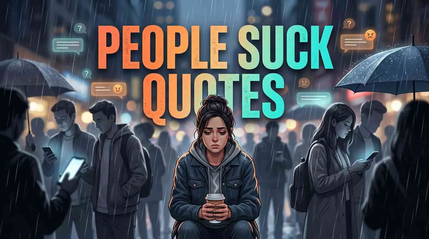Savage "People Suck Quotes" About Real Life