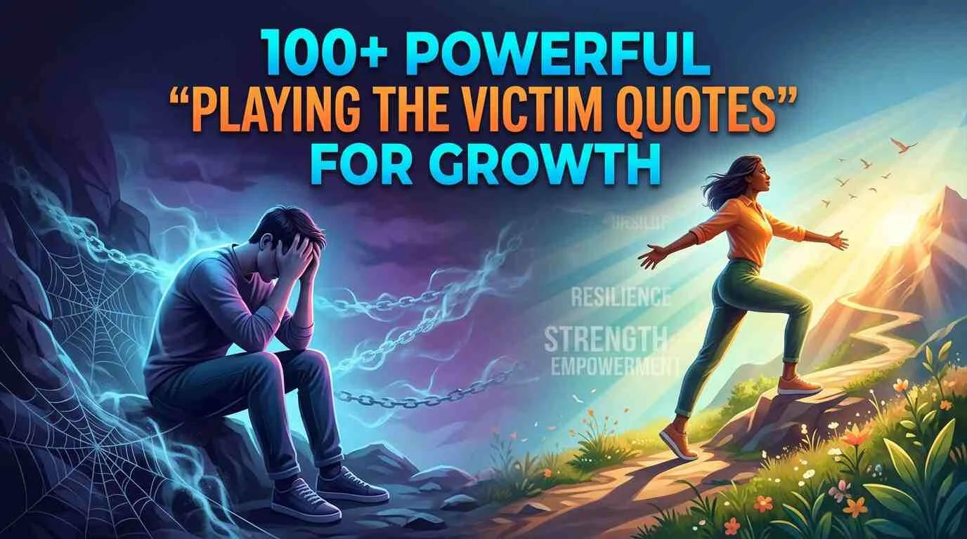 Powerful "Playing The Victim Quotes" for Growth