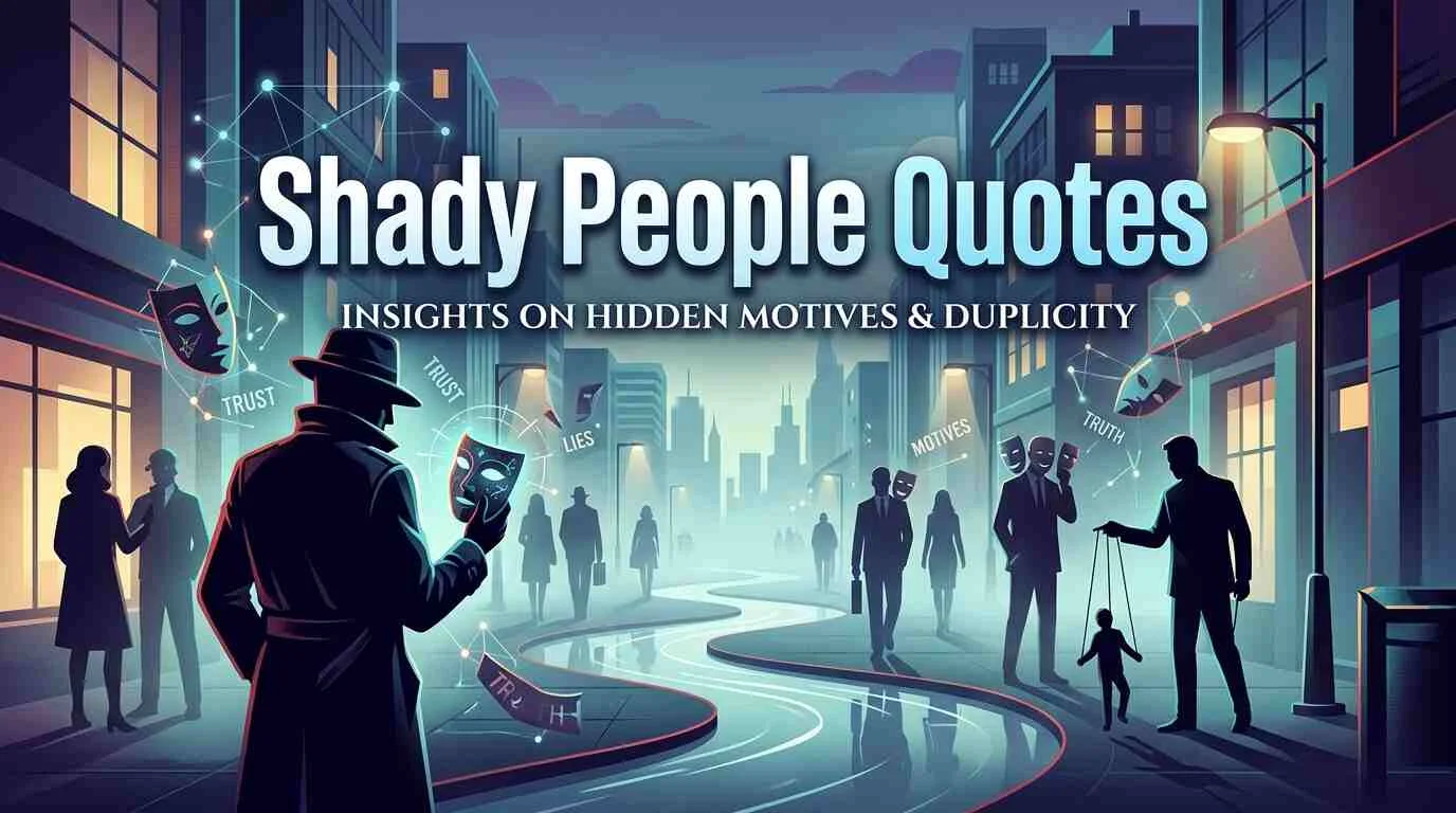 Shady People Quotes