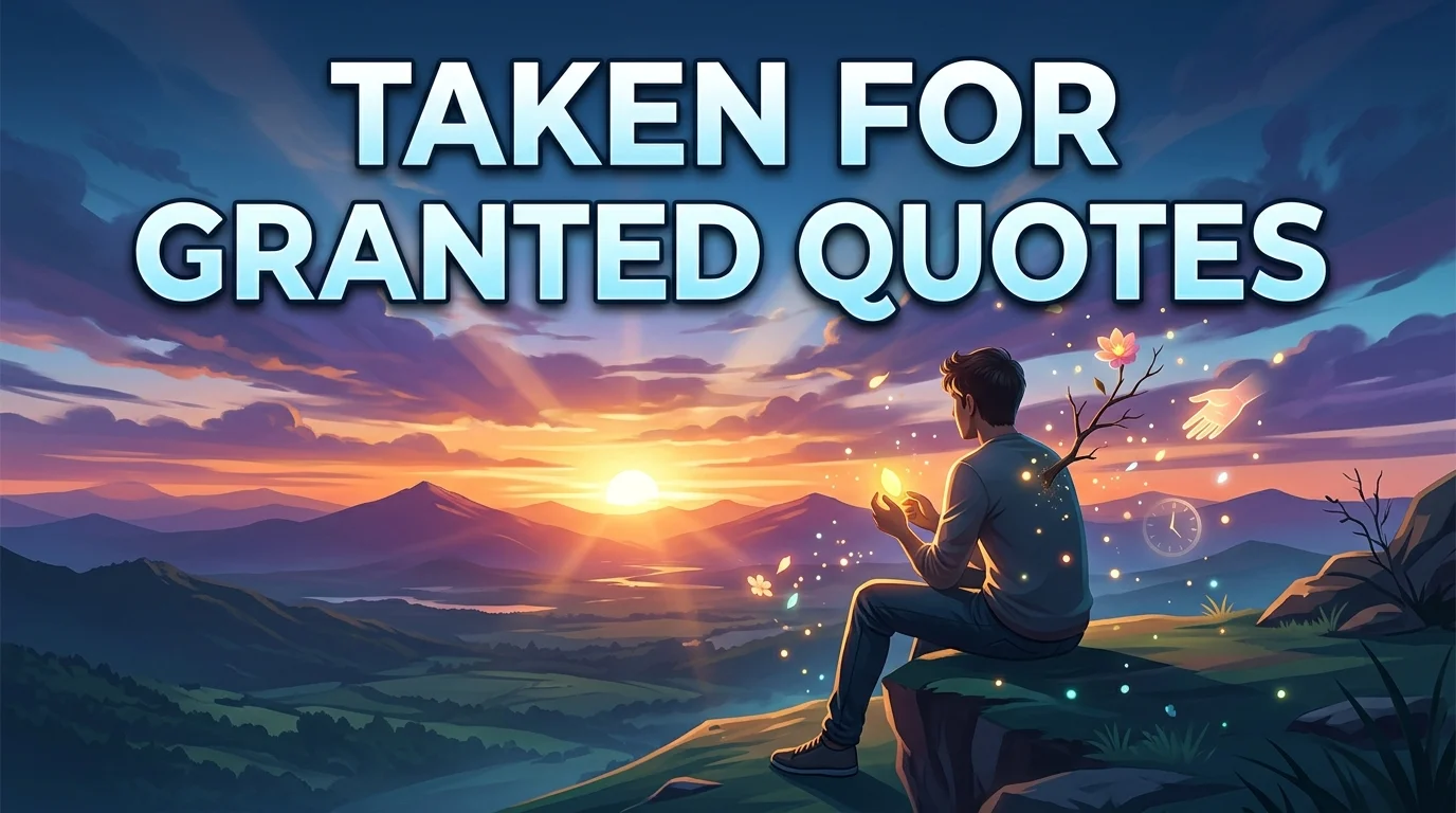"Taken For Granted Quotes"