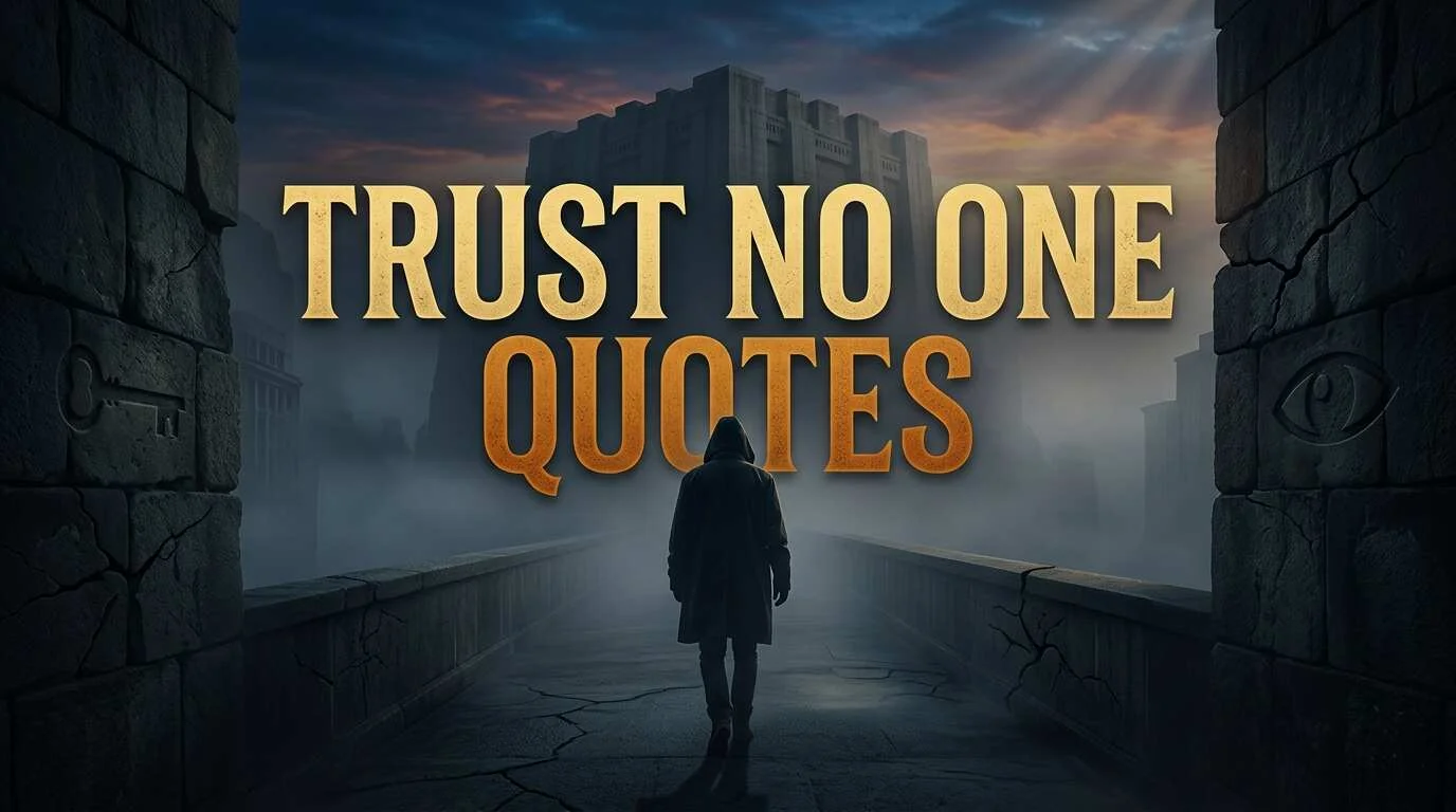 Trust No One Quotes
